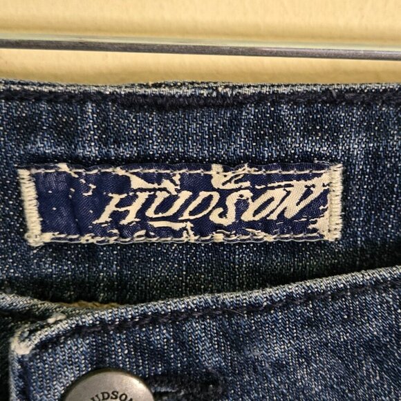 HUDSON Beth Mid Rise Baby Bootcut Jeans Color Gus Size 30 - Picture 6 of 11